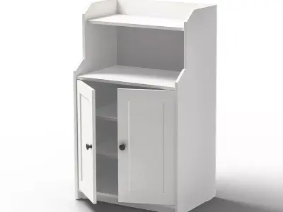 HAUGA - Cabinet with 2 doors 3D model