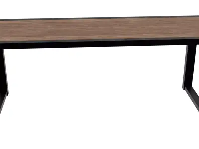 Park Bench 07 Low-poly 3D model