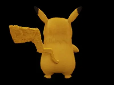 Pikachu Model With Fur 3D model