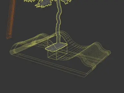 Urban seating  3D model