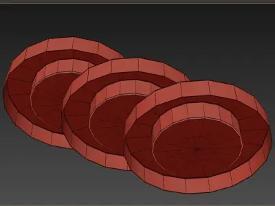 Tenue De Soiree 3600 Ceiling Light by Hind Rabii 3D model
