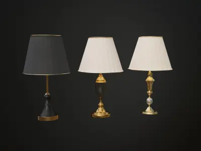 Floor Lamps Low-poly 3D model buy