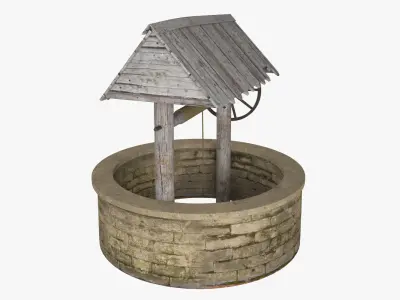 Medieval Well  3D model