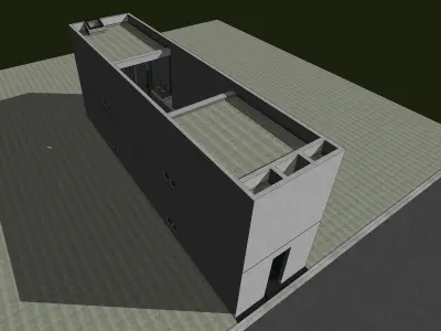 Tadao Ando - Azuma House 3D model