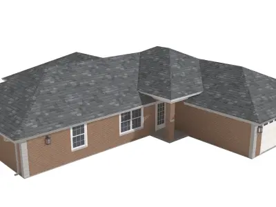 House-024 Low Poly 3D model