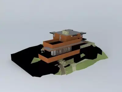 John C. Pew House- Frank Lloyd Wright Free 3D model