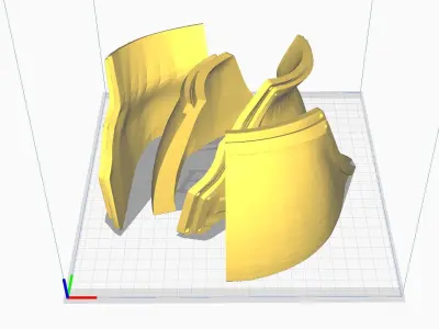 FF7 Crisis Core Reunion - Zack Fair Armor 3D print model