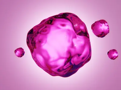 Liquid Blob Shader - Procedural Stylized Material for Blender Texture