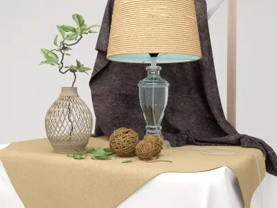 Lighting Decoration Set 3D model