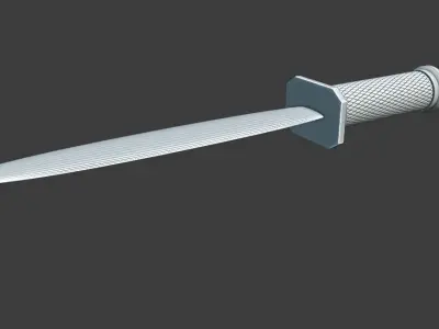 Sci-Fi Knife 3D Model 3D model
