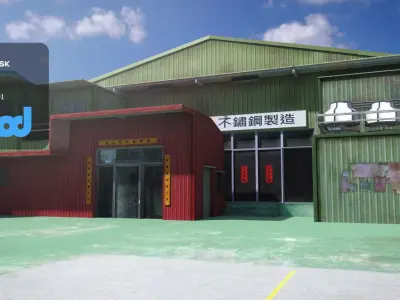 Old Factory 3D model purchase