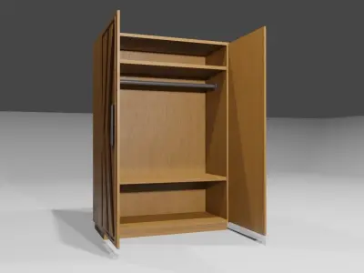 Wardrobe - Guarda Roupas Low-poly 3D model