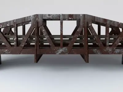  Metal bridge 3D model