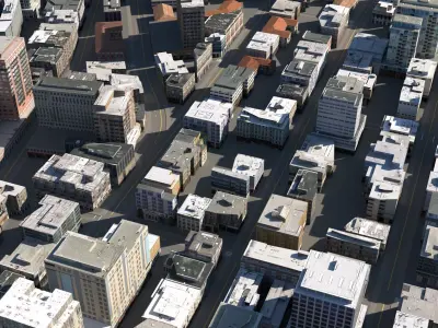 City 119 Low-poly 3D model