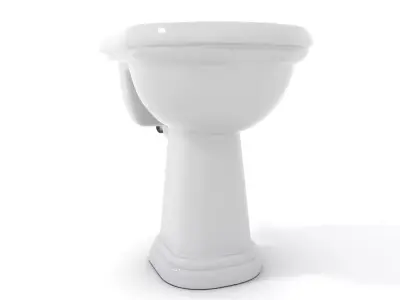 Classic White Sink model pack Low-poly 3D model