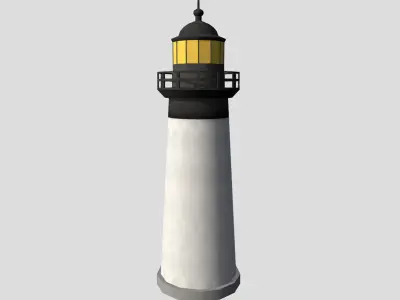 Lighthouse - Low-poly PBR Model Low-poly 3D model