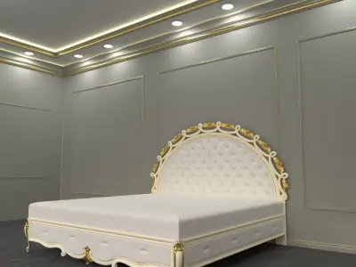 bed High quality 3d models for processing on a cnc machine  3D model