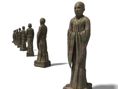 Standing Buddha 3D model