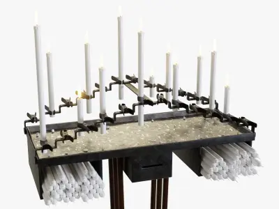 Old votive candle holder