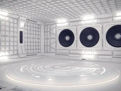 Virtual Boombox Studio 36 PBR 3D model