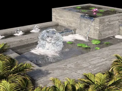 FOUNTAIN NO1 A 3D model