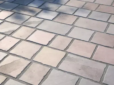 Colour tile stone paving Texture