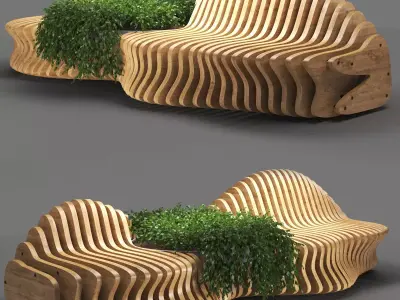 bench737 v3 3D model