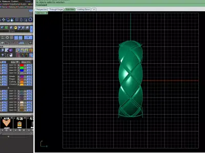 Segmented Dome  gold ring  3D print model