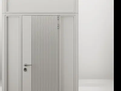 Entrance door set6 3D model