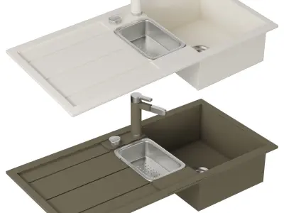 BLANCO SINK Low-poly 3D model