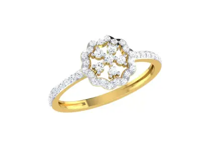 Women Ring  Render 3dm STL OBJ FBX Details 3D print model 164
