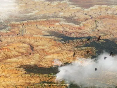 Grand Canyon Landscape 3D model