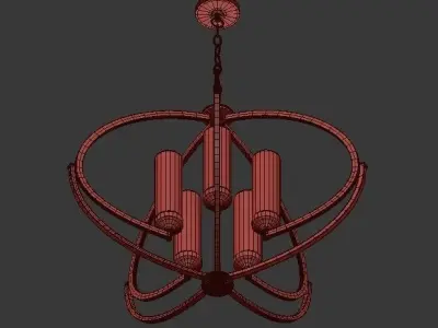 Evoke chandelier 3D model