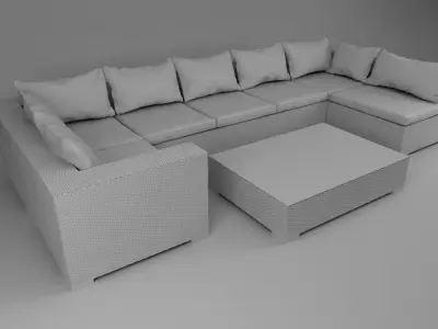 Exterior Sofa 3D model