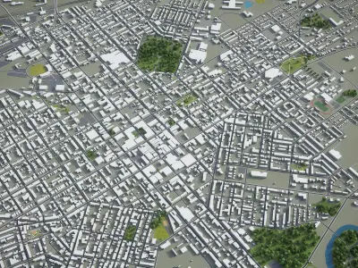 Lancaster  Low-poly 3D model