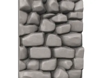 Chipped Cobblestone Wall Prop 3D print model purchase
