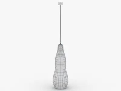 1502 - Hanging Lamp Low-poly 3D model