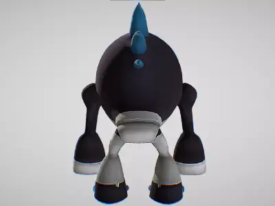 Arctiguana - DNA sample Of Polar Manzardill - Ben10 Omniverse Low-poly 3D model