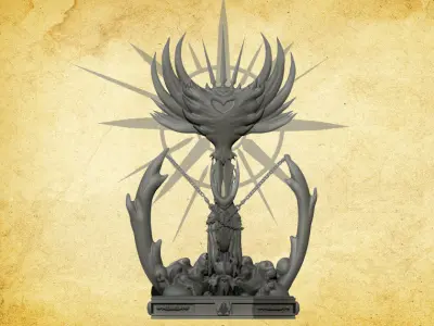 Diorama Hollow Knight a Radiancia 3D model