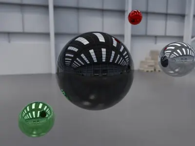 HDRI - Industrial Warehouse Interior 11 Texture