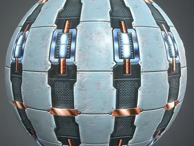 Scifi Vol 82 -  Game PBR Textures Texture