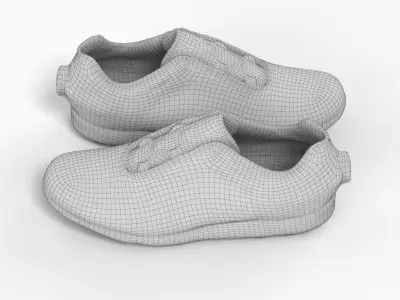 Slip-on Running Shoes 3D model