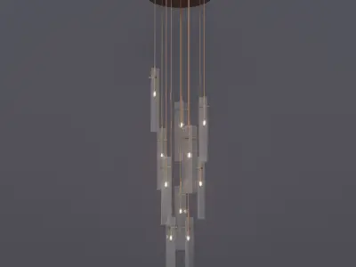 Chandelier 3D model Airlight 3D model