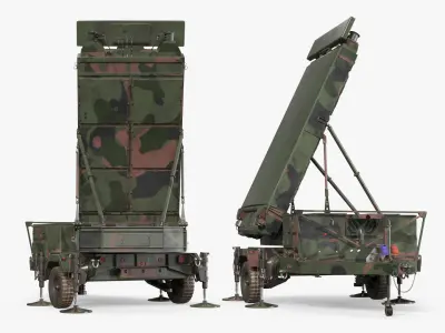  AN-TPS-80 Ground Air Radar System Deployed 