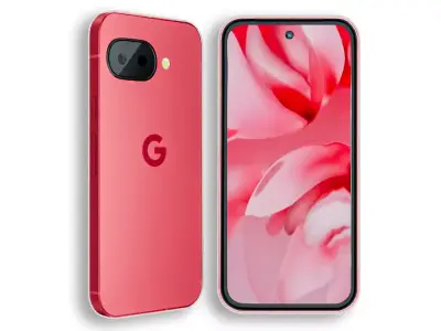 Google Pixel 9a Blender 3D Model with Lighting Setup 3D model