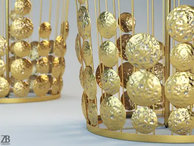 Grapes Table Lamp 3D model