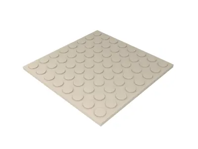 Blind Indicator Tactile Paving Tiles v1 004 Low-poly 3D model