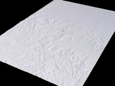 Shuangyashan China City Landscape 3D Model 3D model