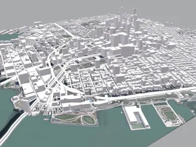 Brooklyn New York USA 3D model