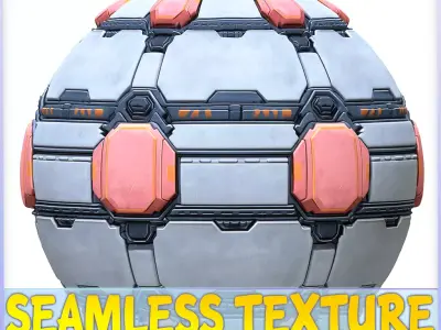 SciFi Seamless Texture Texture 17